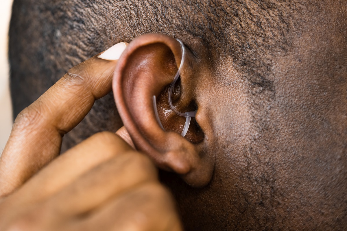 Hearing Aid And Audiology. Handicap And Disability Aid
